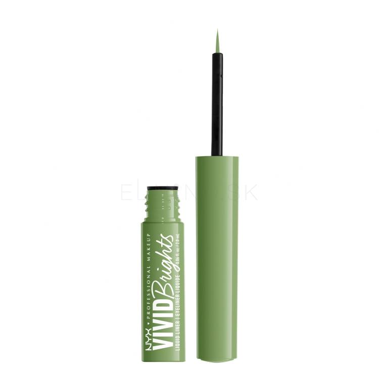 NYX Professional Makeup Vivid Brights Očná linka pre ženy 2 ml Odtieň 02 Ghosted Green