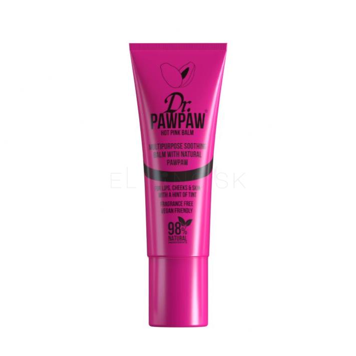 Dr. PAWPAW Balm Tinted Hot Pink Balzam na pery pre ženy 10 ml