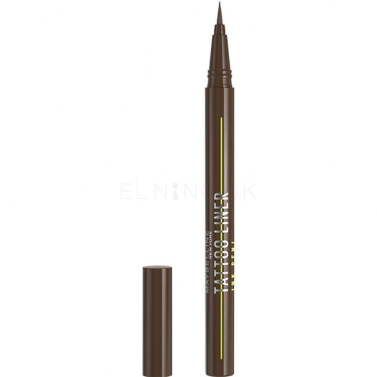 Maybelline Tattoo Liner Ink Pen Očná linka pre ženy 1 ml Odtieň Brown