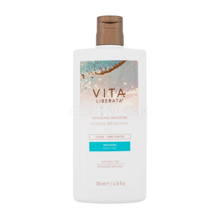 Vita Liberata Tanning Mousse Clear Samoopaľovací prípravok pre ženy 200 ml Odtieň Medium poškodená krabička