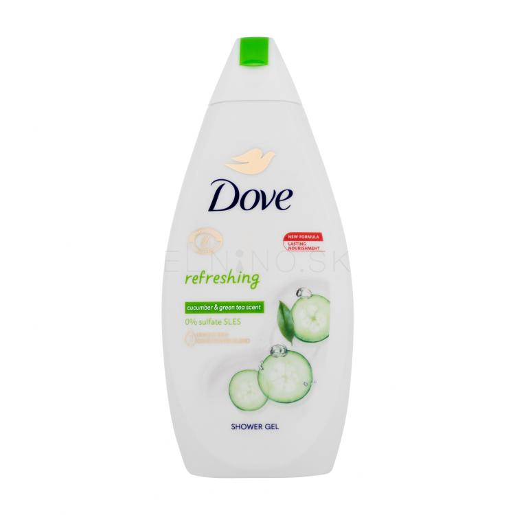 Dove Refreshing Cucumber &amp; Green Tea Sprchovací gél pre ženy 450 ml