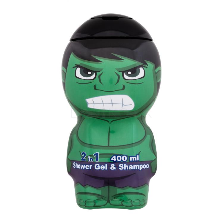 Marvel Avengers Hulk 2in1 Shower Gel &amp; Shampoo 2D Sprchovací gél pre deti 400 ml