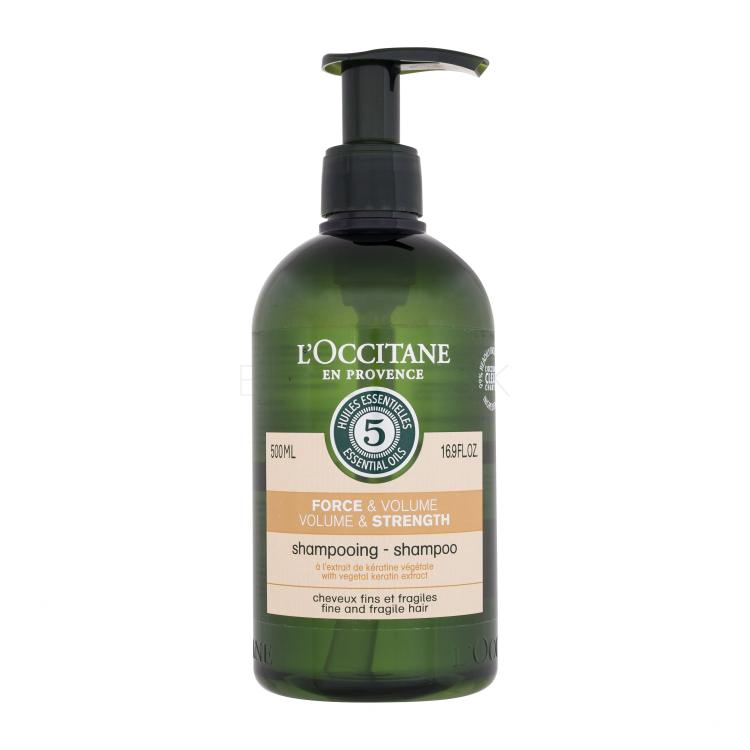 L&#039;Occitane Aromachology Volume &amp; Strength Šampón pre ženy 500 ml