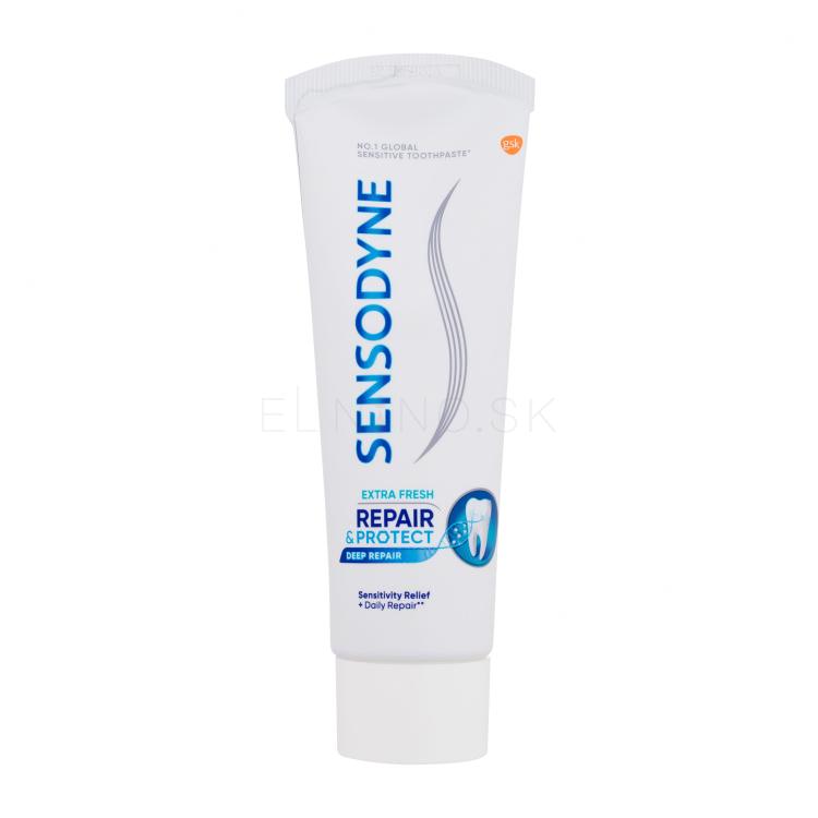 Sensodyne Repair &amp; Protect Extra Fresh Zubná pasta 75 ml poškodená krabička