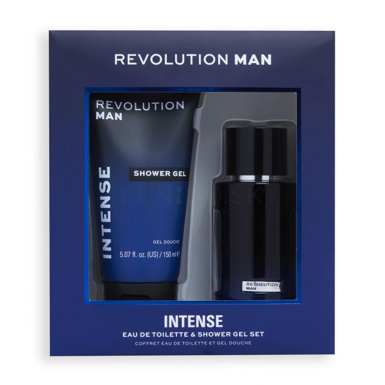 Revolution Man Intense Darčeková kazeta toaletná voda 100 ml + sprchovací gél 150 ml