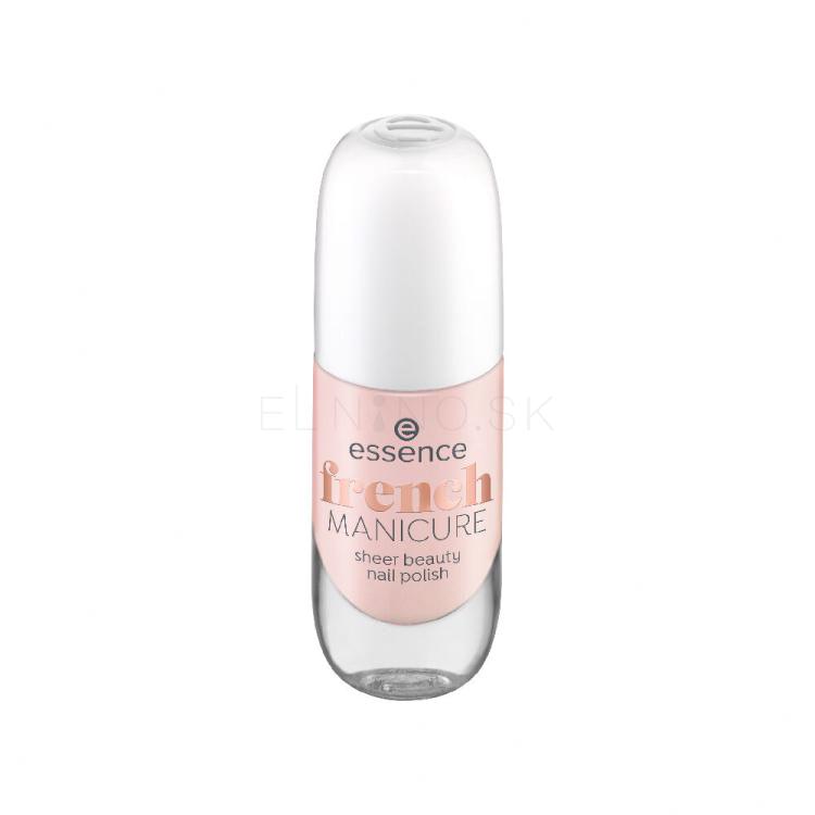 Essence French Manicure Sheer Beauty Nail Polish Lak na nechty pre ženy 8 ml Odtieň 01 Peach Please!