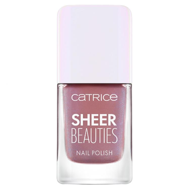 Catrice Sheer Beauties Nail Polish Lak na nechty pre ženy 10,5 ml Odtieň 080 To Be ContiNUDEd