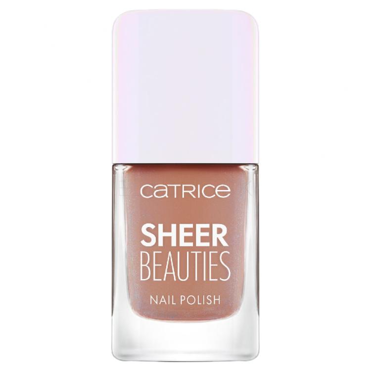 Catrice Sheer Beauties Nail Polish Lak na nechty pre ženy 10,5 ml Odtieň 060 Love You Latte