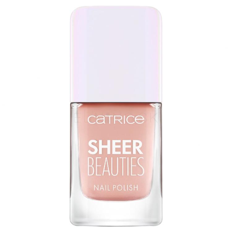 Catrice Sheer Beauties Nail Polish Lak na nechty pre ženy 10,5 ml Odtieň 070 Nudie Beautie