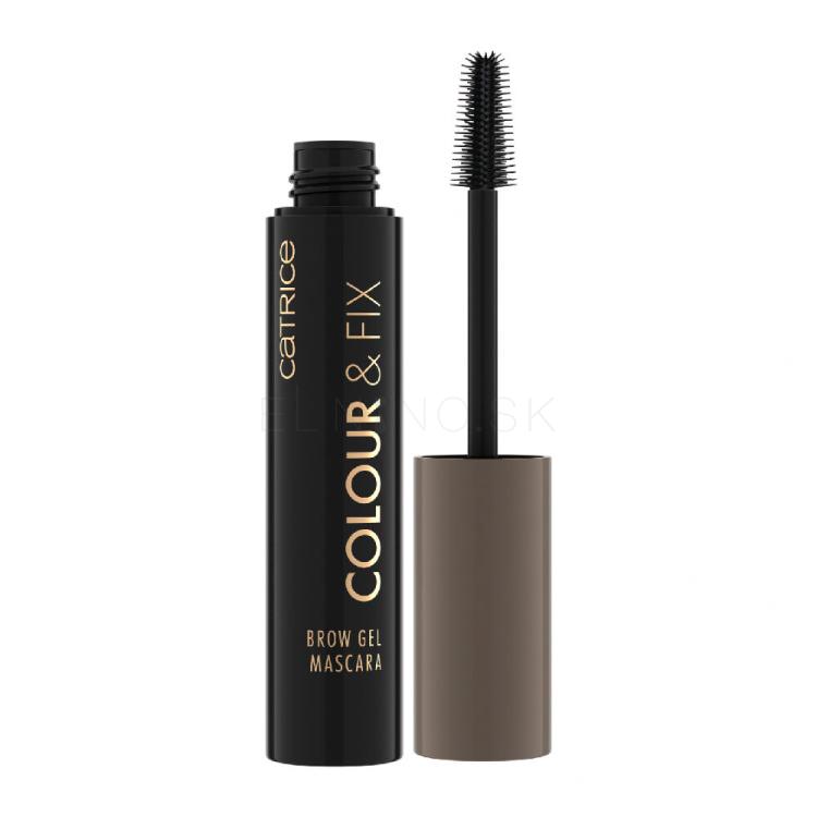 Catrice Colour &amp; Fix Brow Gel Mascara Špirála na obočie pre ženy 5 ml Odtieň 030 Dark Brown