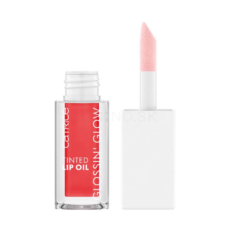 Catrice Glossin&#039; Glow Tinted Lip Oil Olej na pery pre ženy 4 ml Odtieň 020 Drama Mama