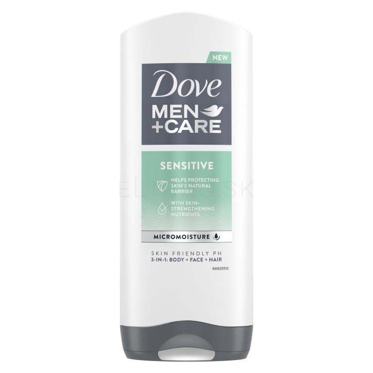 Dove Men + Care Sensitive Sprchovací gél pre mužov 400 ml