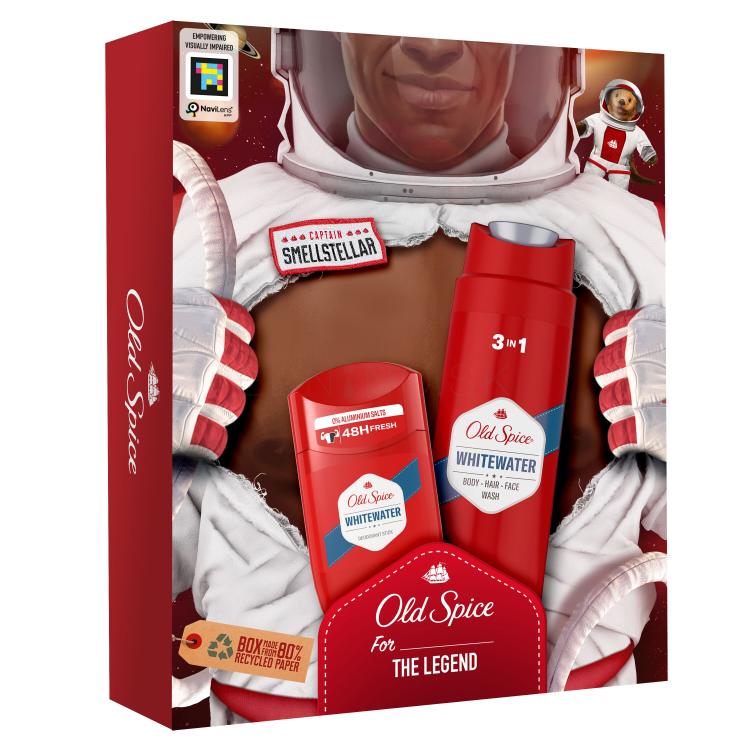 Old Spice Whitewater Darčeková kazeta deostick 50 ml + sprchovací gél 3v1 250 ml