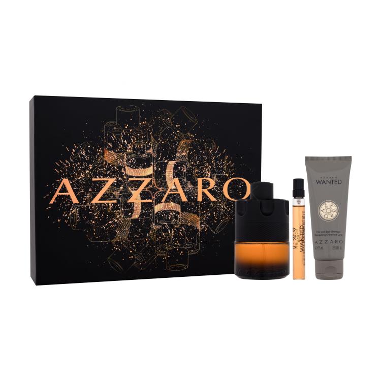 Azzaro The Most Wanted Darčeková kazeta parfum 100 ml + parfum 10 ml + sprchovací gél 75 ml