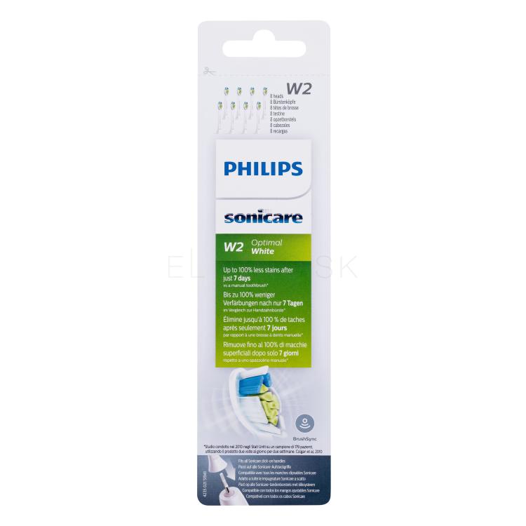 Philips Sonicare Optimal White W2 HX6068/12 White Náhradná hlavica Set