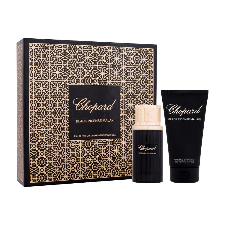 Chopard Malaki Black Incense Darčeková kazeta parfumovaná voda 80 ml + sprchovací gél 150 ml