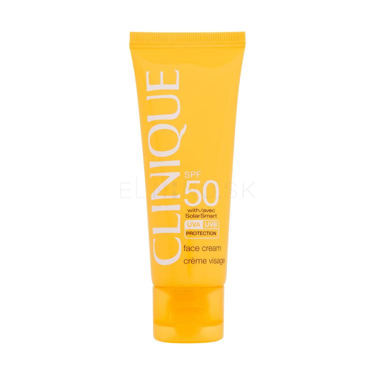 Clinique Sun Care Face Cream SPF50 Opaľovací prípravok na tvár pre ženy 50 ml