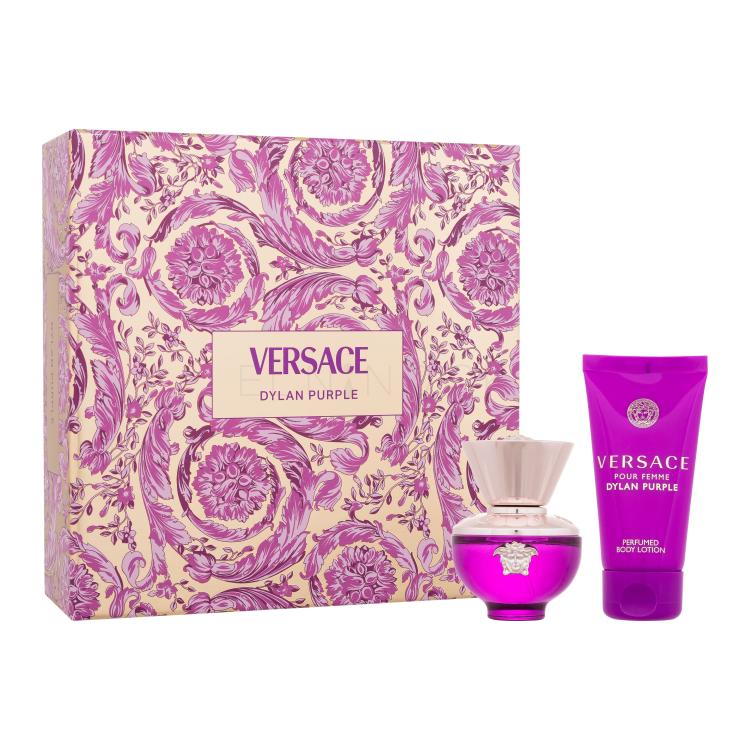 Versace Pour Femme Dylan Purple Darčeková kazeta parfumovaná voda 30 ml + telové mlieko 50 ml