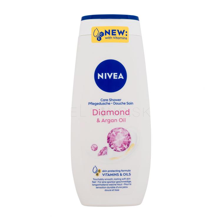 Nivea Diamond &amp; Argan Oil Sprchovací gél pre ženy 250 ml