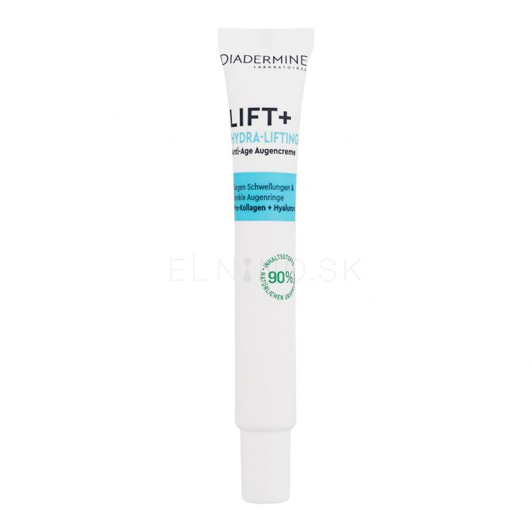 Diadermine Lift+ Hydra-Lifting Anti-Age Eye Cream Očný krém pre ženy 15 ml