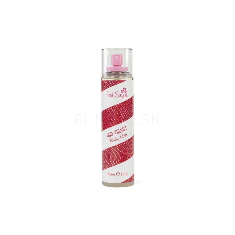 Pink Sugar Red Velvet Telový sprej pre ženy 236 ml