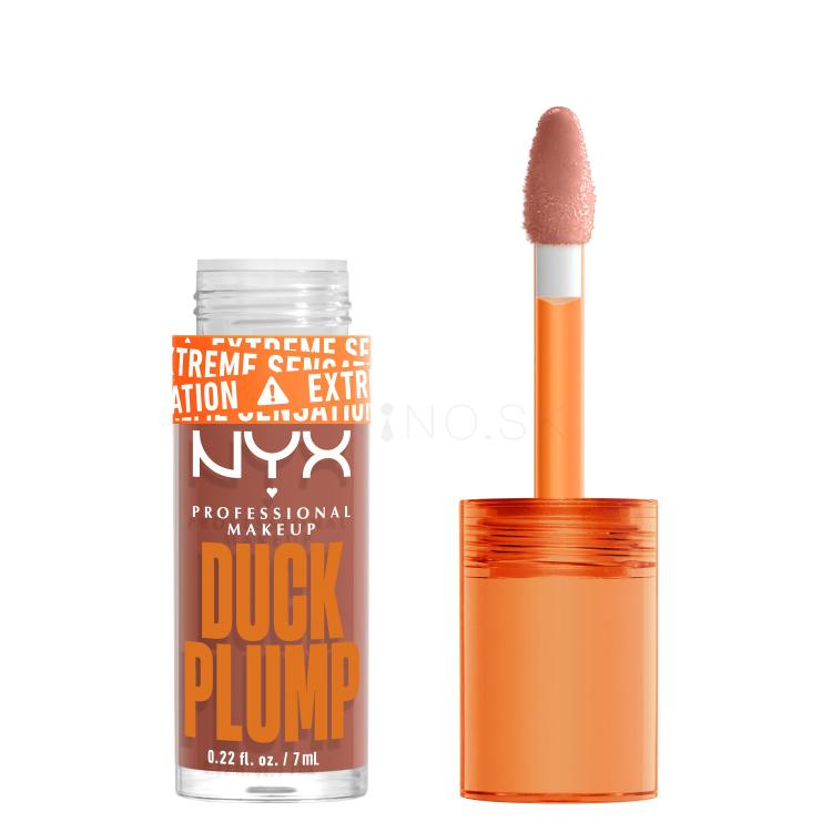 NYX Professional Makeup Duck Plump Lesk na pery pre ženy 6,8 ml Odtieň 04 Apri Caught