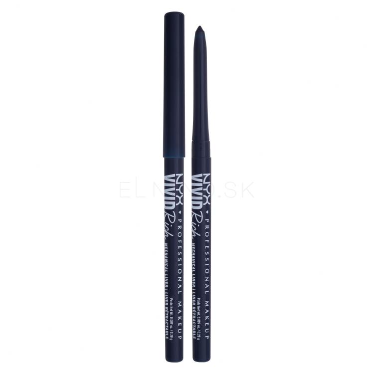 NYX Professional Makeup Vivid Rich Mechanical Liner Ceruzka na oči pre ženy 0,28 g Odtieň 14 Saphire Bling