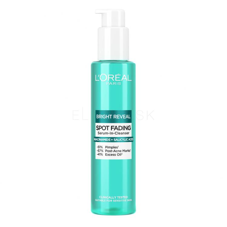 L&#039;Oréal Paris Bright Reveal Spot Fading Serum-In-Cleanser Čistiaci gél 150 ml