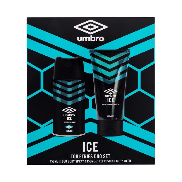 UMBRO Ice Darčeková kazeta dezodorant 150 ml + sprchovací gél 150 ml poškodená krabička