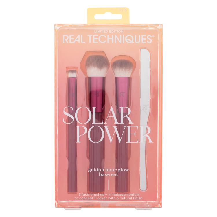 Real Techniques Solar Power Golden Hour Glow Base Set Štetec pre ženy Set