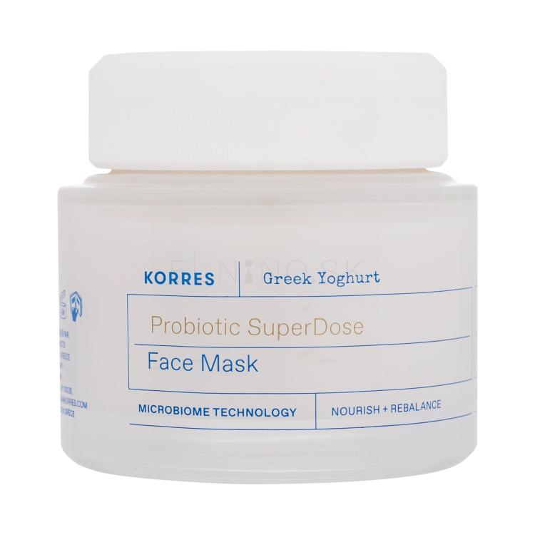 Korres Greek Yoghurt Probiotic SuperDose Face Mask Pleťová maska pre ženy 100 ml