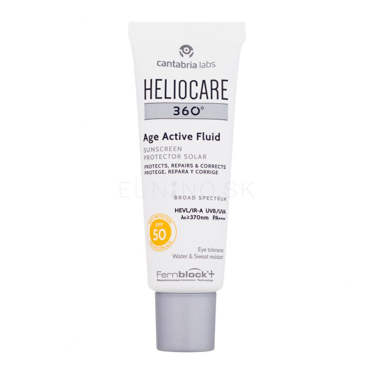 Heliocare 360° Age Active Fluid SPF50+ Opaľovací prípravok na tvár 50 ml