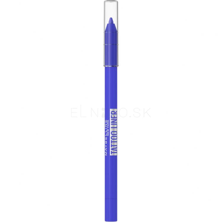 Maybelline Tattoo Liner Gel Pencil Ceruzka na oči pre ženy 1,3 g Odtieň 819 Galactic Cobalt