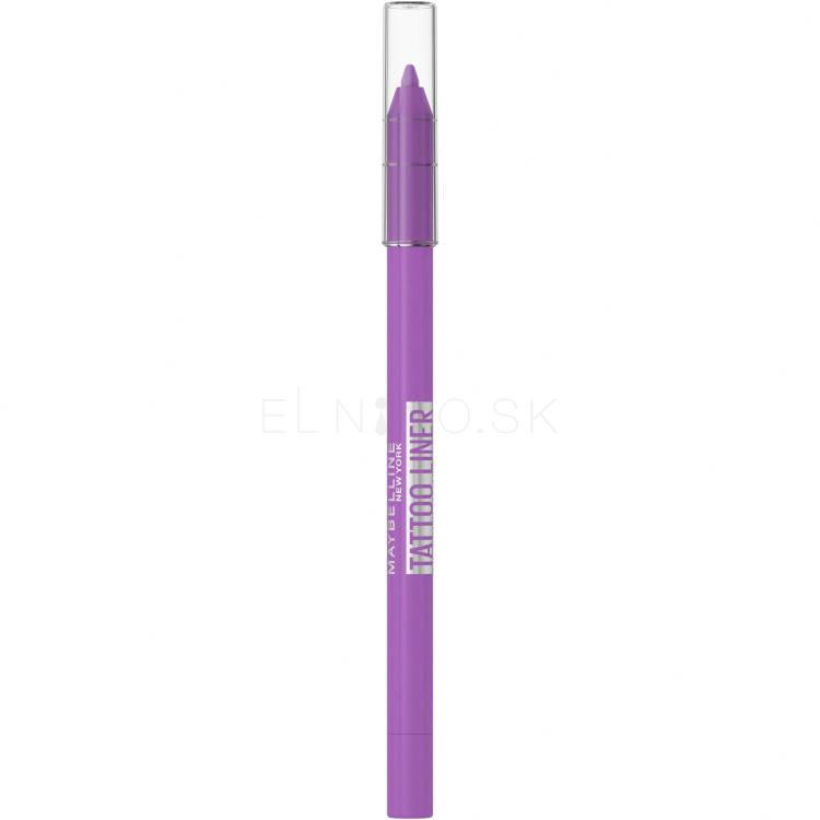 Maybelline Tattoo Liner Gel Pencil Ceruzka na oči pre ženy 1,3 g Odtieň 801 Purple Pop