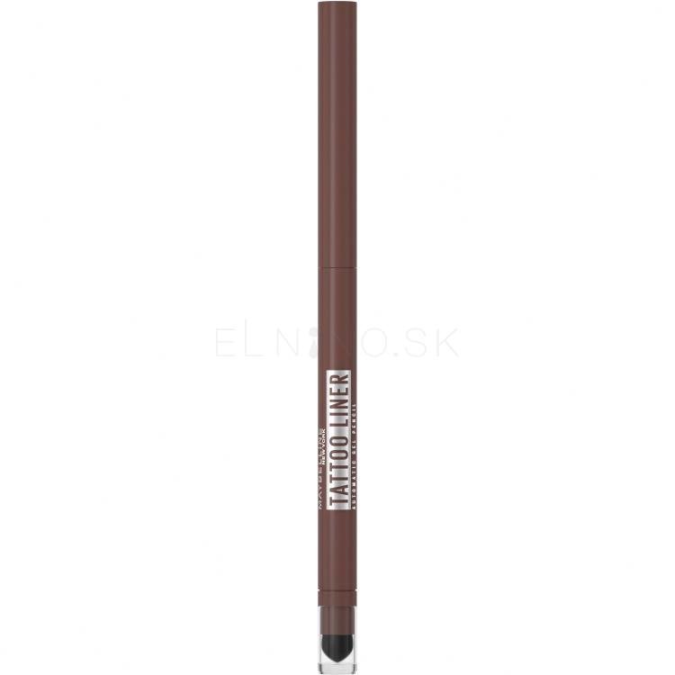 Maybelline Tattoo Liner Smokey Ceruzka na oči pre ženy 1,3 g Odtieň 040 Brown