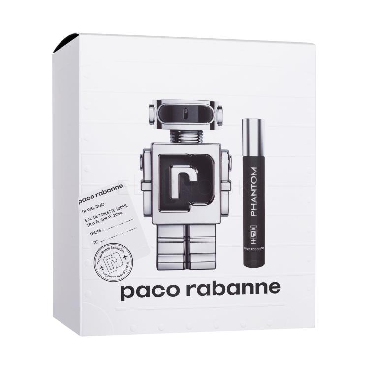 Paco Rabanne Phantom Darčeková kazeta toaletná voda 100 ml + toaletná voda 20 ml