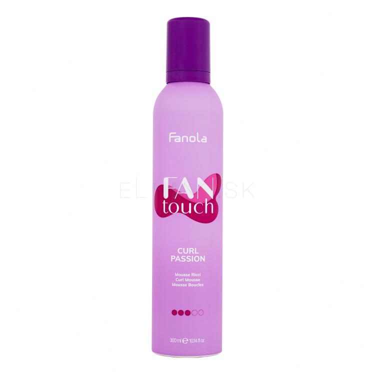 Fanola Fan Touch Curl Passion Tužidlo na vlasy pre ženy 300 ml