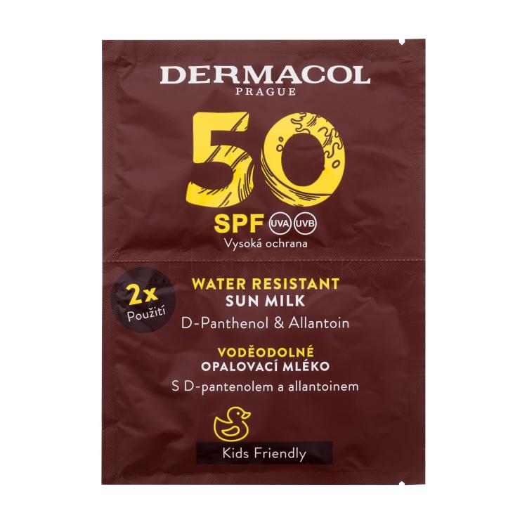 Dermacol Sun Milk SPF50 Opaľovací prípravok na telo 2x15 ml