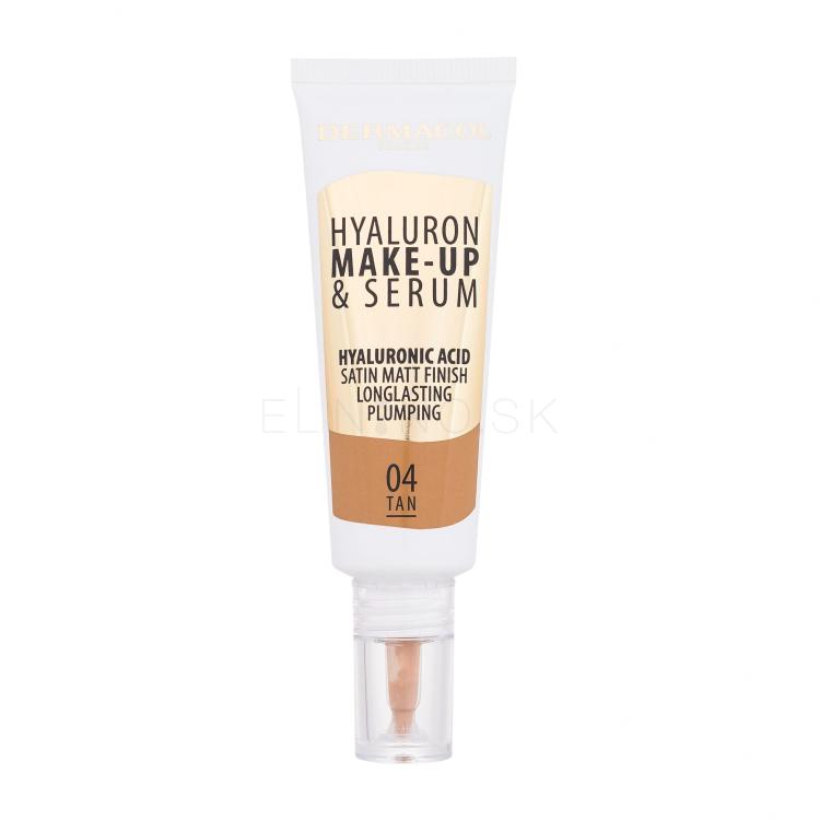 Dermacol Hyaluron Make-Up &amp; Serum Make-up pre ženy 25 g Odtieň 04 Tan