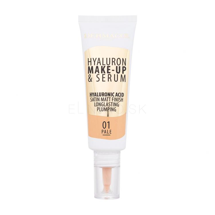 Dermacol Hyaluron Make-Up &amp; Serum Make-up pre ženy 25 g Odtieň 01 Pale