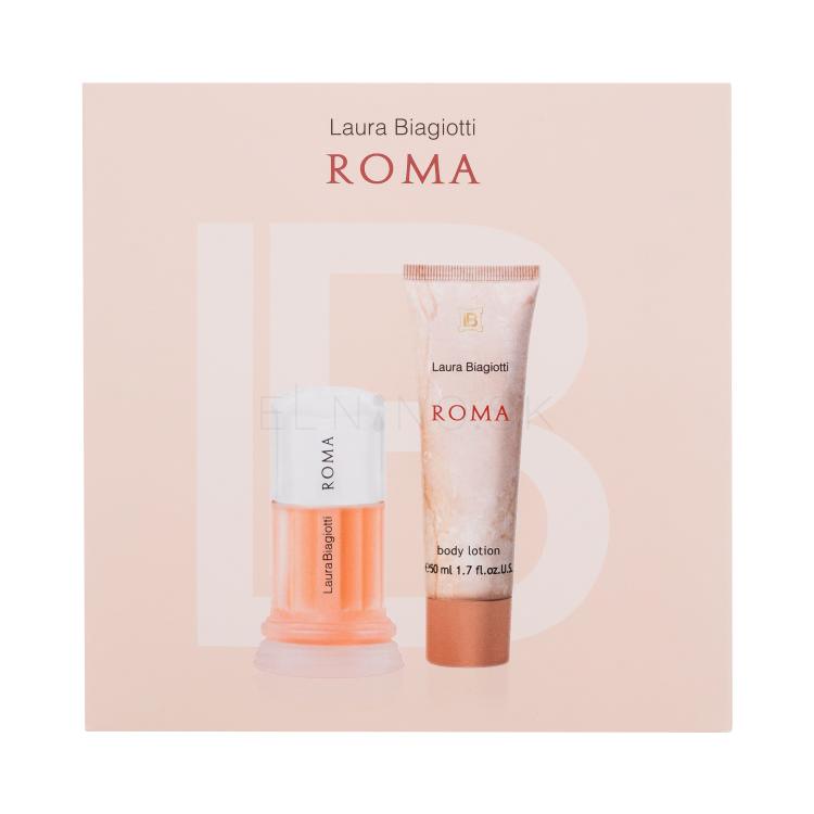 Laura Biagiotti Roma SET1 Darčeková kazeta toaletná voda 25 ml + telové mlieko 50 ml