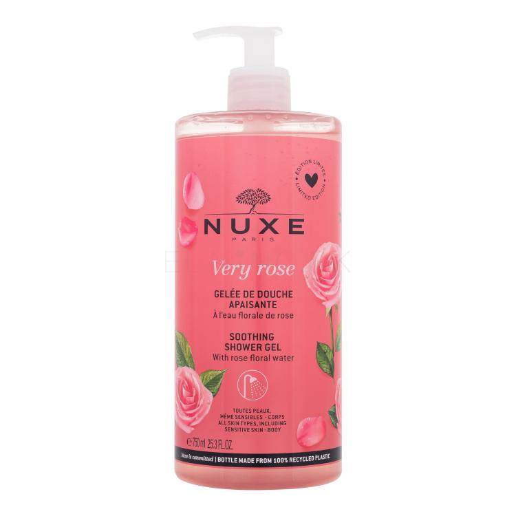 NUXE Very Rose Soothing Shower Gel Sprchovací gél pre ženy 750 ml