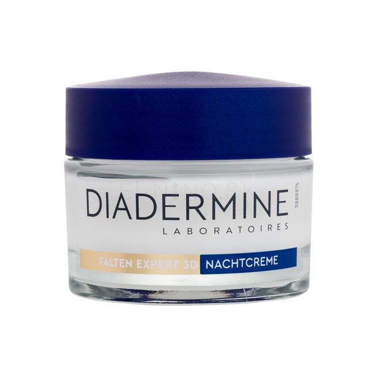 Diadermine Age Supreme Wrinkle Expert 3D Night Cream Nočný pleťový krém pre ženy 50 ml poškodená krabička