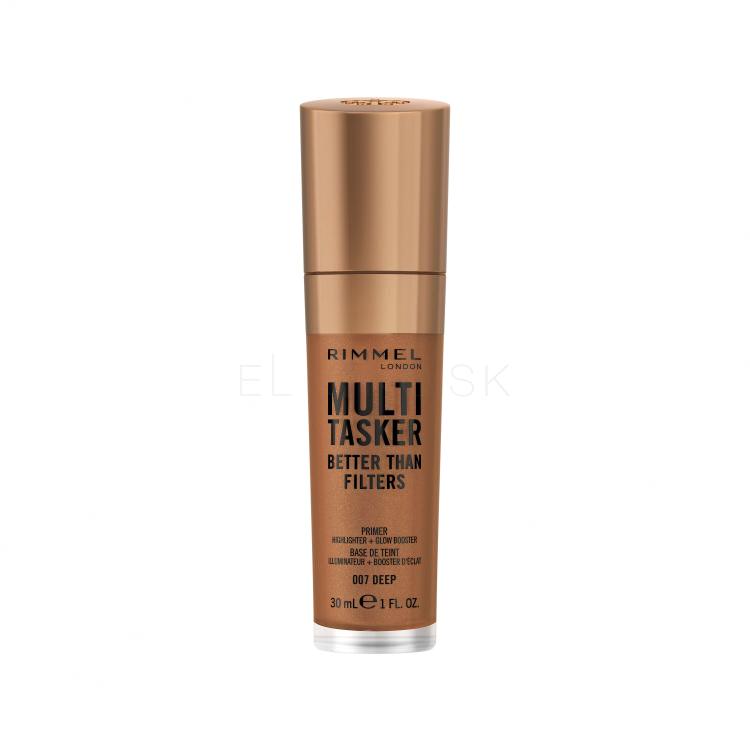 Rimmel London Multi Tasker Better Than Filters Podklad pod make-up pre ženy 30 ml Odtieň 007 Deep