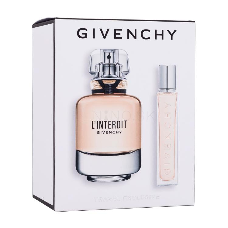 Givenchy L&#039;Interdit Darčeková kazeta parfumovaná voda 80 ml + parfumovaná voda 12,5 ml