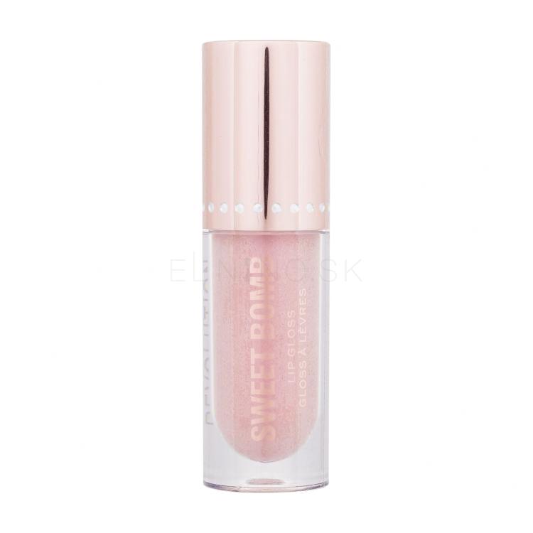 Makeup Revolution London Y2K Baby Sweet Bomb Lip Gloss Lesk na pery pre ženy 4,5 ml Odtieň Vanilla Ice White Holo