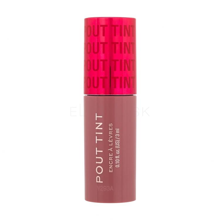 Makeup Revolution London Pout Tint Lesk na pery pre ženy 3 ml Odtieň Nude Dreams