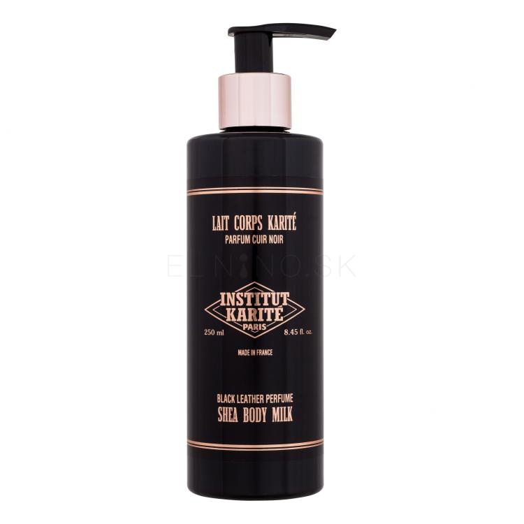 Institut Karité Shea Body Milk Black Leather Telové mlieko pre ženy 250 ml