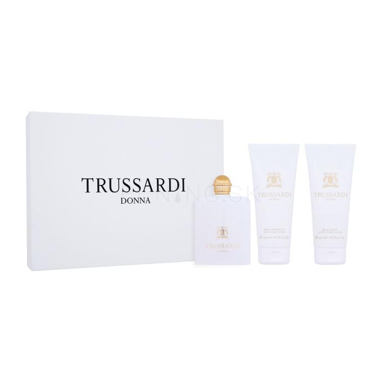 Trussardi Donna 2011 Darčeková kazeta parfumovaná voda 100 ml + sprchovací gél 200 ml + telové mlieko 200 ml