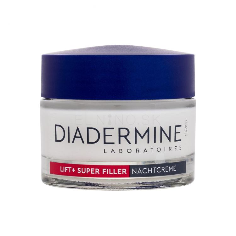 Diadermine Lift+ Super Filler Anti-Age Night Cream Nočný pleťový krém pre ženy 50 ml poškodená krabička